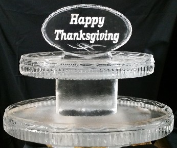 Two Tier Tray with Plaque