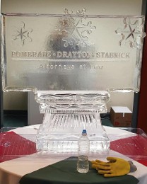 Snowfilled Logo with Carved Snowflake Accents