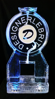 Circle Single Pour Drink Luge with Logo