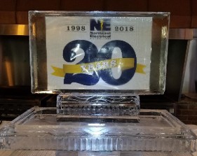 Laminated Logo on Back of 40 Inch Tray