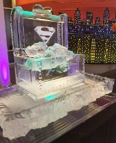 Kryptonite Chest on back of 40 Inch Tray with Superman Logo