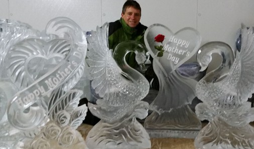 Ice Matters Assorted Mother's Day Sculptures and Bill Ice Matters Assorted Mother's Day Sculptures and Bill