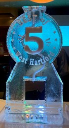 Single Pour Drink Luge 5th anniversary - Circle