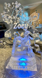 Carver's Choice Snowflakes with Name and 4