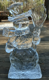 Ice Matters Single Block Snowman