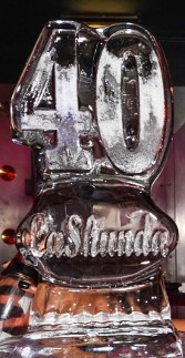 Number, Snowfilled and Carved Around with Snowfilled Name Under