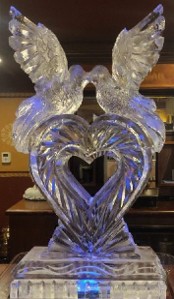 Ice Matters Doves on Heart