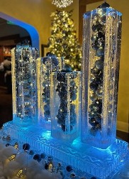 ice matters - assorted cylinders filled with ornaments