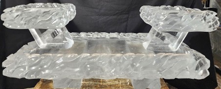 ice matters - 40 inch tray with raised side trays - wavy edges