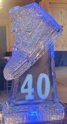 ice matters - bling nike with snowfilled number in base