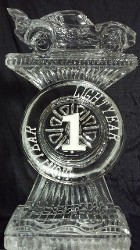 ice matters lightning mcqueen with snowfilled number