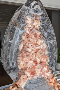 Ice Matters - Egg Shrimp Tower on Ice Tray - Filled