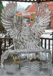 ice matters - large eagle on personalized base