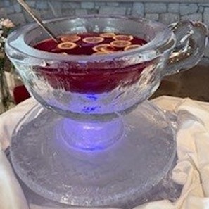 ice matters - tea cup and saucer with punch bowl liner