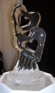 Stacked Hearts Centerpiece