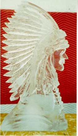Carved Indian Head