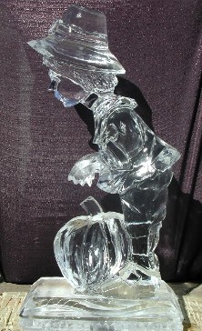 11.  Ice Matters Pilgrim Boy with Pumpkin