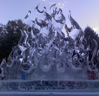 Large Flame Display
