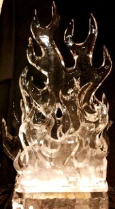 Ice Flame Display
