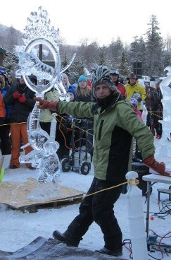 Ice Matters Bill Covitz - Winning Competition Sculpture