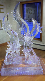 Ice Matters Abstract Snowflake Cluster